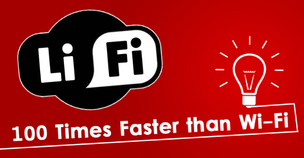 Li-Fi is 100 times faster than current Wi-Fi Speeds